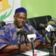 Dr Akoriyea addressing the media