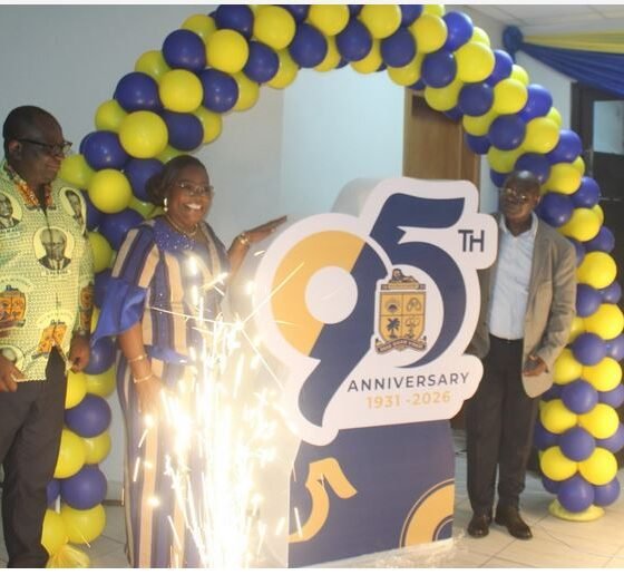 • Nana Oye is joined by other officials to unveil the 95th anniversary logo
