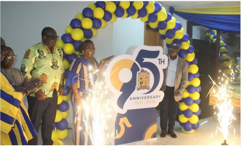 • Nana Oye is joined by other officials to unveil the 95th anniversary logo