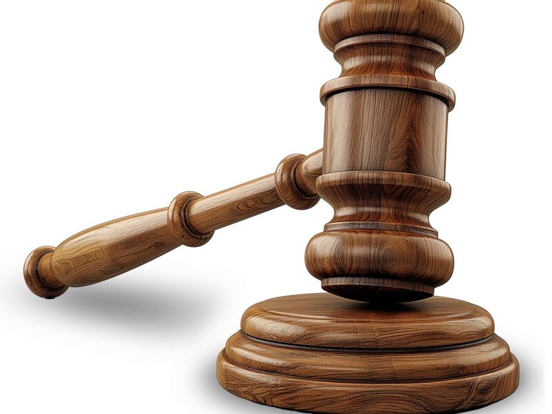 A gavel