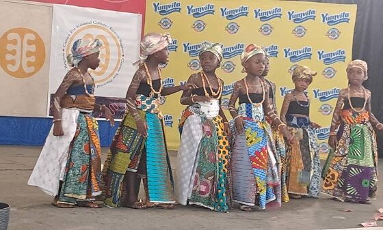 Children from Trinity Royal dancing the dipo dance