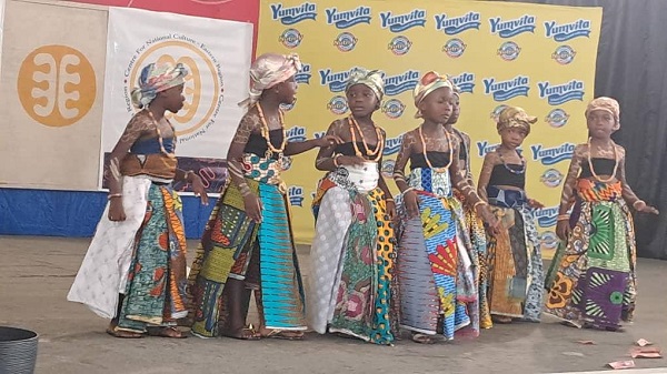 Children from Trinity Royal dancing the dipo dance