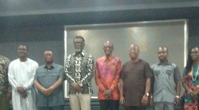 Counselor Prince (third from right) with ICGC Presbytery and Committee Members