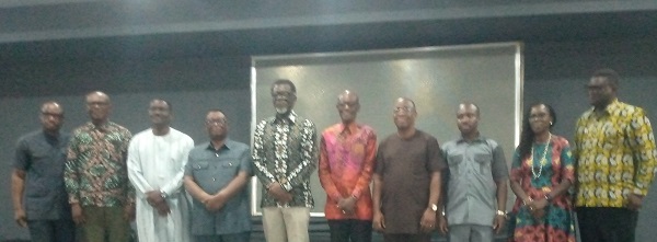 Counselor Prince (third from right) with ICGC Presbytery and Committee Members