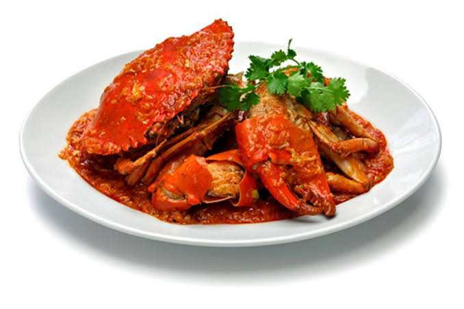 Delicious chilli crab