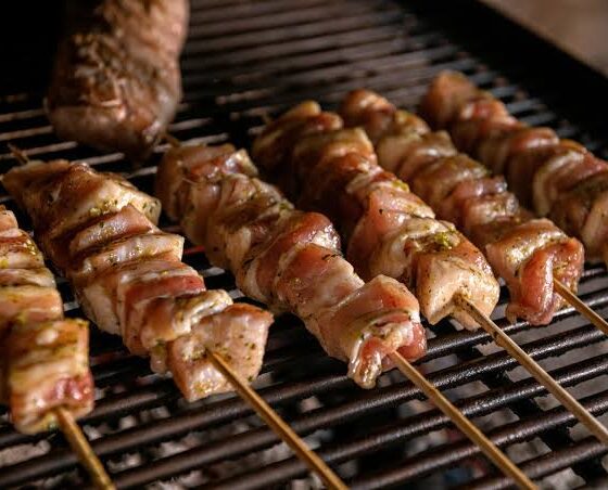 Grilled pork