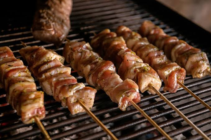Grilled pork