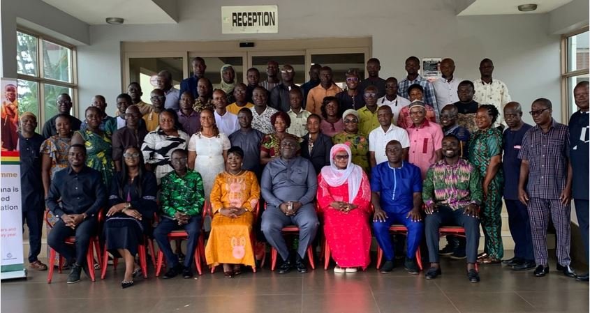 Participants after the opening ceremony