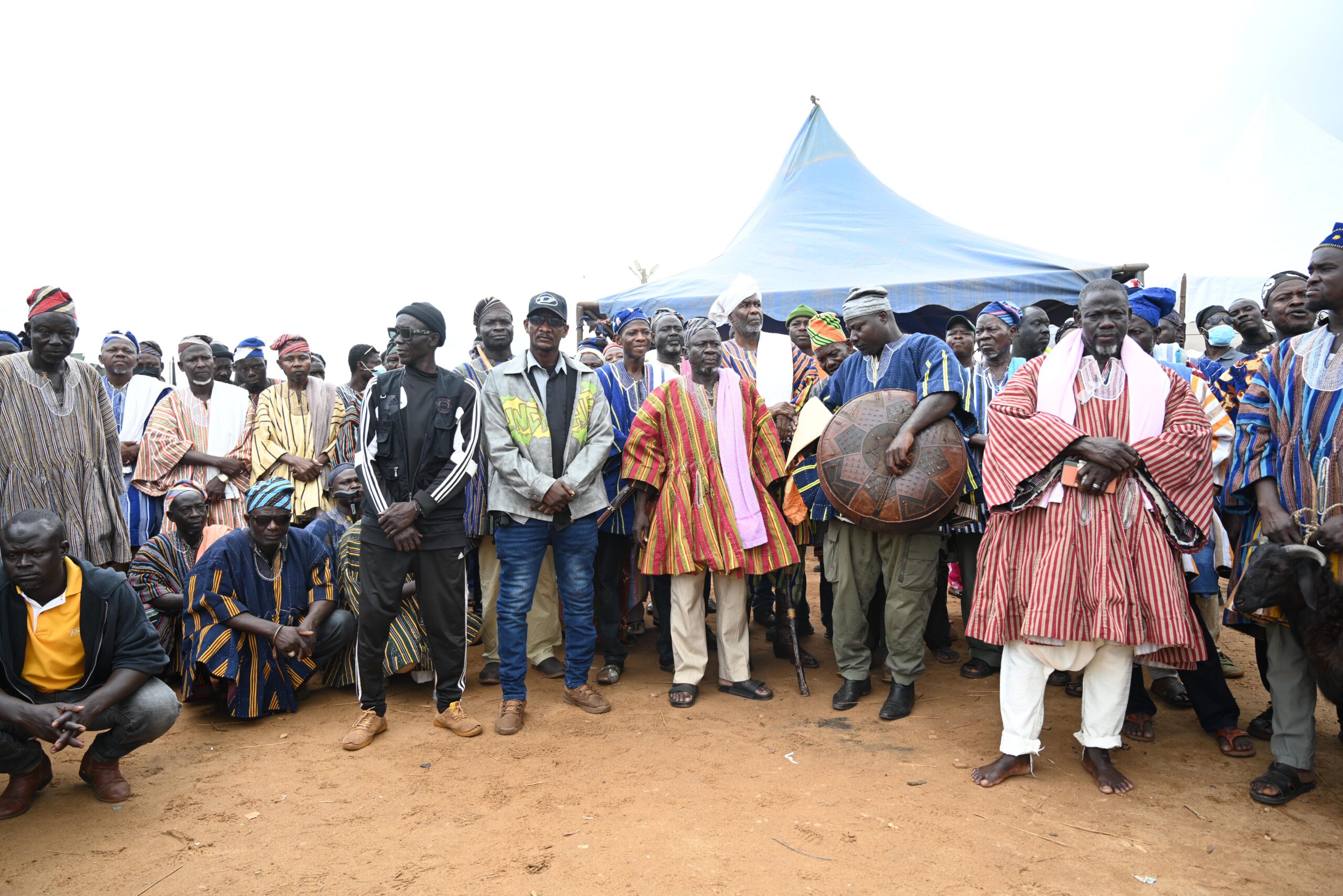 Sagnarigu Naa with his entourage arriving at the Gbewaa Palace .jpg