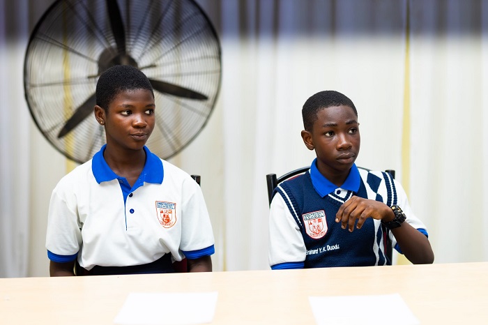 Some contestants during the quiz