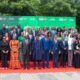 The delegates after the opening ceremony