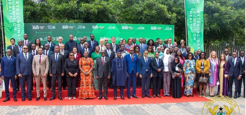 The delegates after the opening ceremony