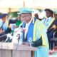 Transport Minister Mr Joseph Bukari Nikpe addressing the students