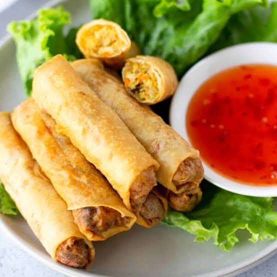 Delicious spring roll