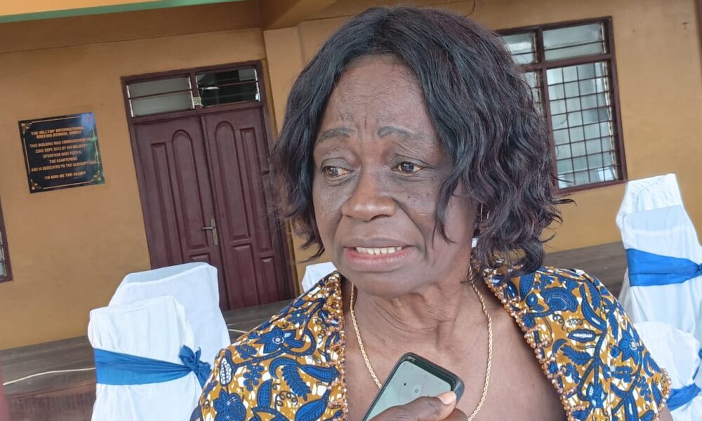 Mrs Cecilia Agyei Amoako the School Proprietress