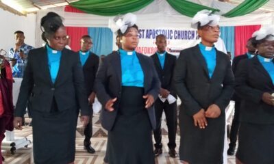 Some ordained pastors at the ceremony