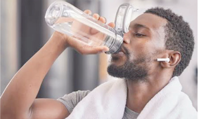 • Drink more water and exercise