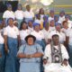 Bishop Kwakwa seated with some of the members of the women fellowship