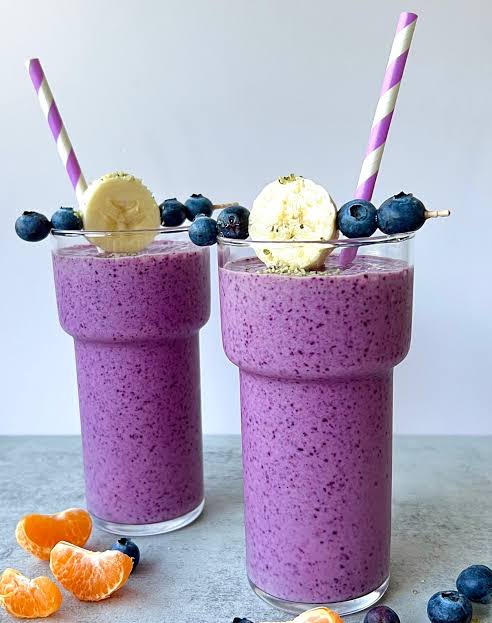 Blueberries smoothie