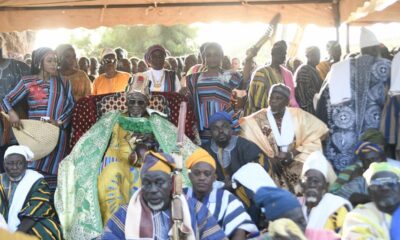 Kumbumgu Na and elders seated during the festival
