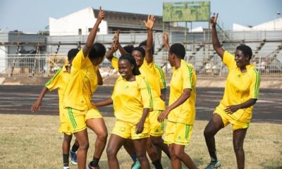 Frafra ladies celebrating one of their goals
