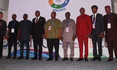 Prof Felix Kutsanedzie (middle} with Mr.Ernest Brogya Genfi {fourth from left) and other guests at the conference. Photo Okai Elizabeth.