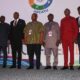 Prof Felix Kutsanedzie (middle} with Mr.Ernest Brogya Genfi {fourth from left) and other guests at the conference. Photo Okai Elizabeth.