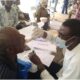 Some medical staff attending to a patient