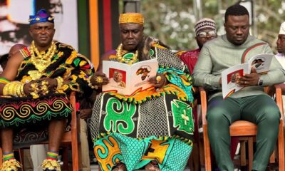 Some of the traditional rulers and Dr Frank Amoakohene at the event
