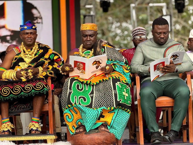 Some of the traditional rulers and Dr Frank Amoakohene at the event