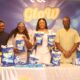 Abena Kyei (middle) showacasing the washing powder