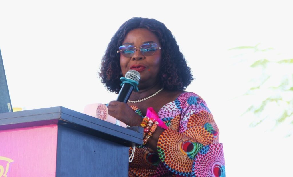 Dr Beatrice Wiafe Addai - Founder, Breast Care International speaking at the event