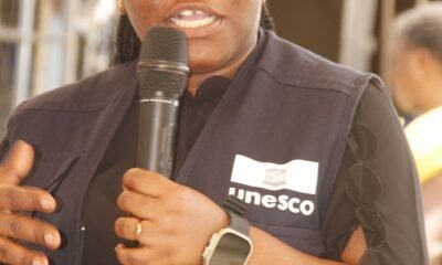 Ms Yaa Serwa Ninson [inset] addressing the participants at the event Photo Okai Elizabeth