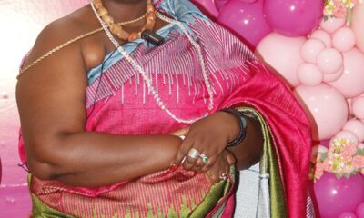 Naa Badu Adiagba I Ablemkpe and Dzorwulu Queen mother was captured during the National launching of Breast Cancer Awareness Mouth in Accra on Tuesday Photo Okai Elizabeth.