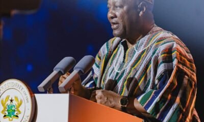 President John Dramani Mahama addressing delegates at the congress