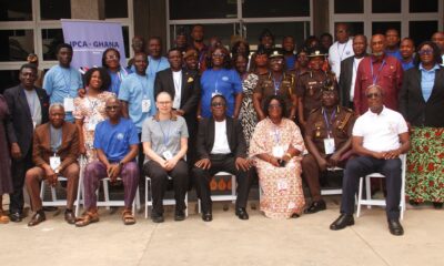 Rev Steve Mensah [seated middle] with Mrs Louise Lysholm [third from left]and the participants after the workshop photo Okai Elizabeth.