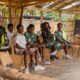 Some pupils in sitting in one of the classrooms