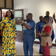 • Executive Secretary of NFA Kafui Danku-Pitcher in a conversation with Mr Wakefield Ackuaku during the tour