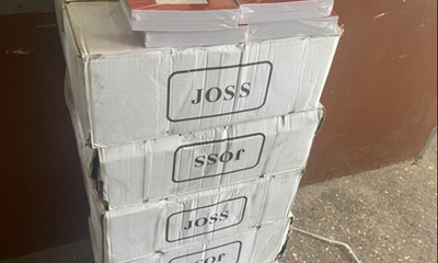 • Some of the books presented to the academy