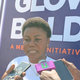 • Chief Executive and Founder of AABRYT FOUN DATION Akosua Sarpong addressing students