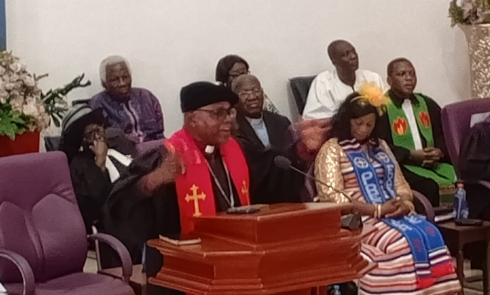 • Moderator of the Evangelical Presbyterian (EP) Church, Rt Rev Dr Lt Col Bliss Agbeko (Rtd) addressing the gathering