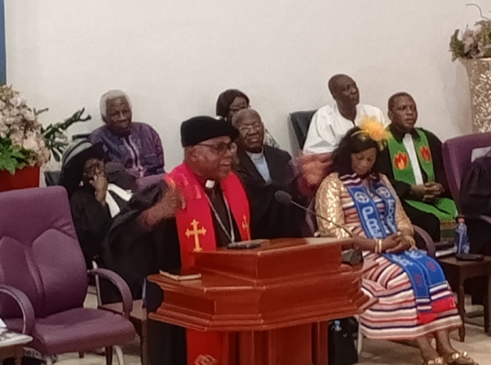 • Moderator of the Evangelical Presbyterian (EP) Church, Rt Rev Dr Lt Col Bliss Agbeko (Rtd) addressing the gathering